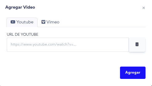 Agregar Video