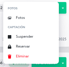 Botón Detalles Opciones