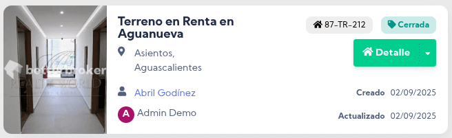 Captación Cerrada