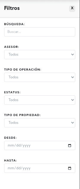 Captaciones Filtros