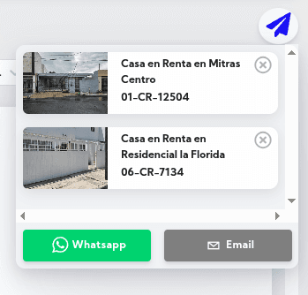 Coincidencias Compartir Opciones