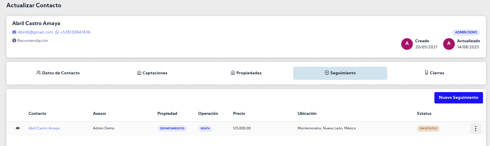 Contactos