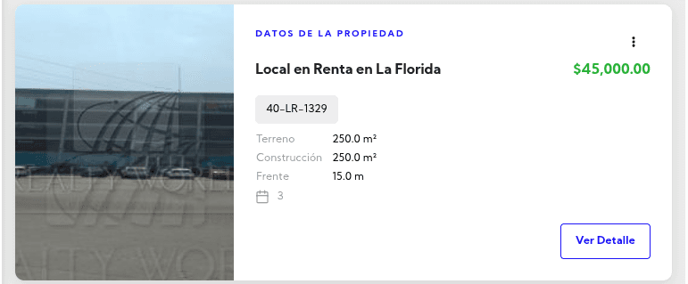 Lista Tarjeta
