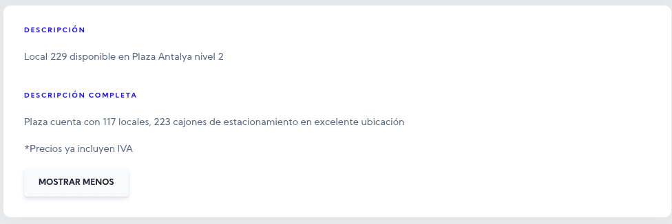 Previsualización Descripción Captación