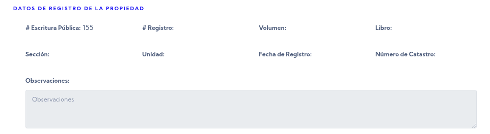 Previsualización Registro Captación