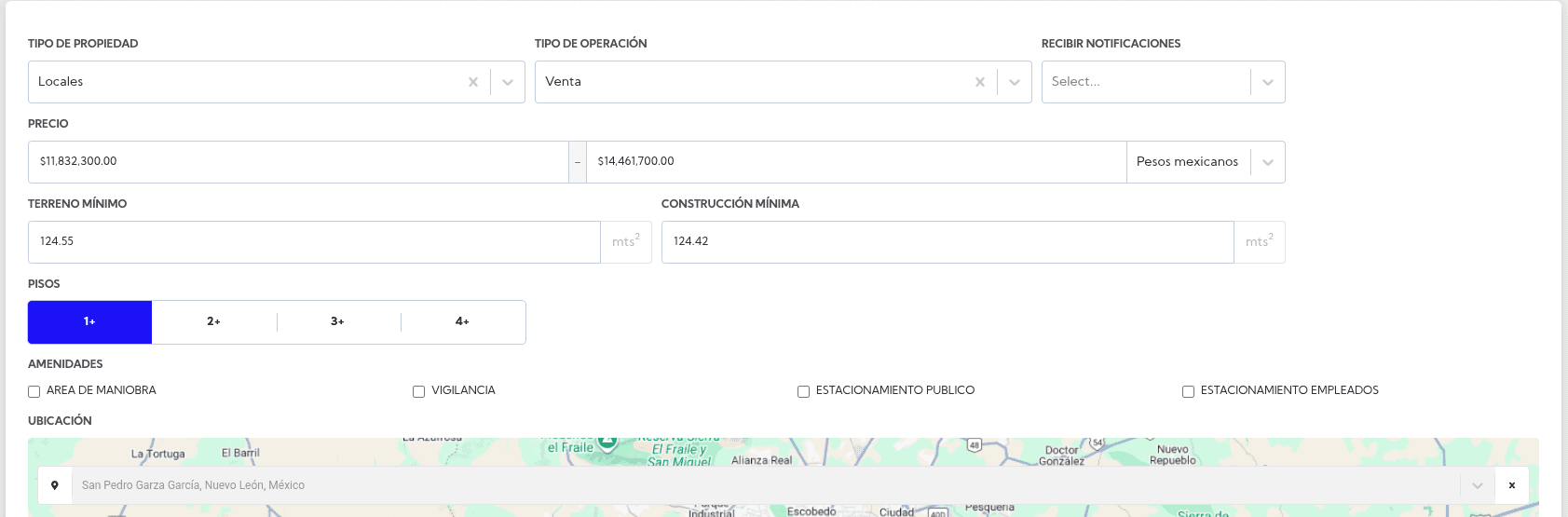 Requerimiento Seccion