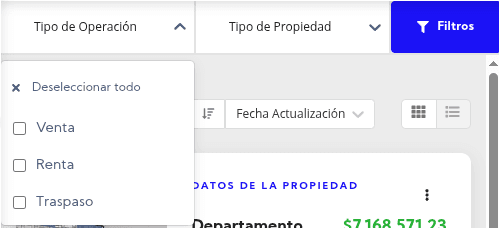 Tipo Operacion